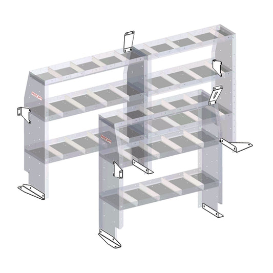 Shelf Unit Mounting Bracket, Mercedes Metris