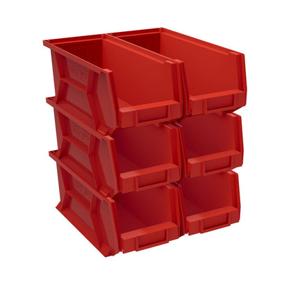 Weather Guard Storage Bins - 6.5-in W x 15.4-in D x 6-in H (6 pack)