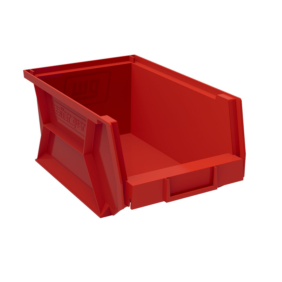 Weather Guard Storage Bins - 7.8-in W x 15.4-in D x 6-in H (6 pack)