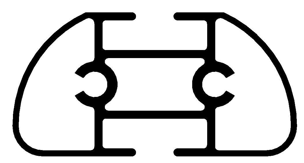Vantech Side Supports for A286 Cross Bar (Pair)