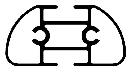 Vantech Side Supports for A286 Cross Bar (Pair)