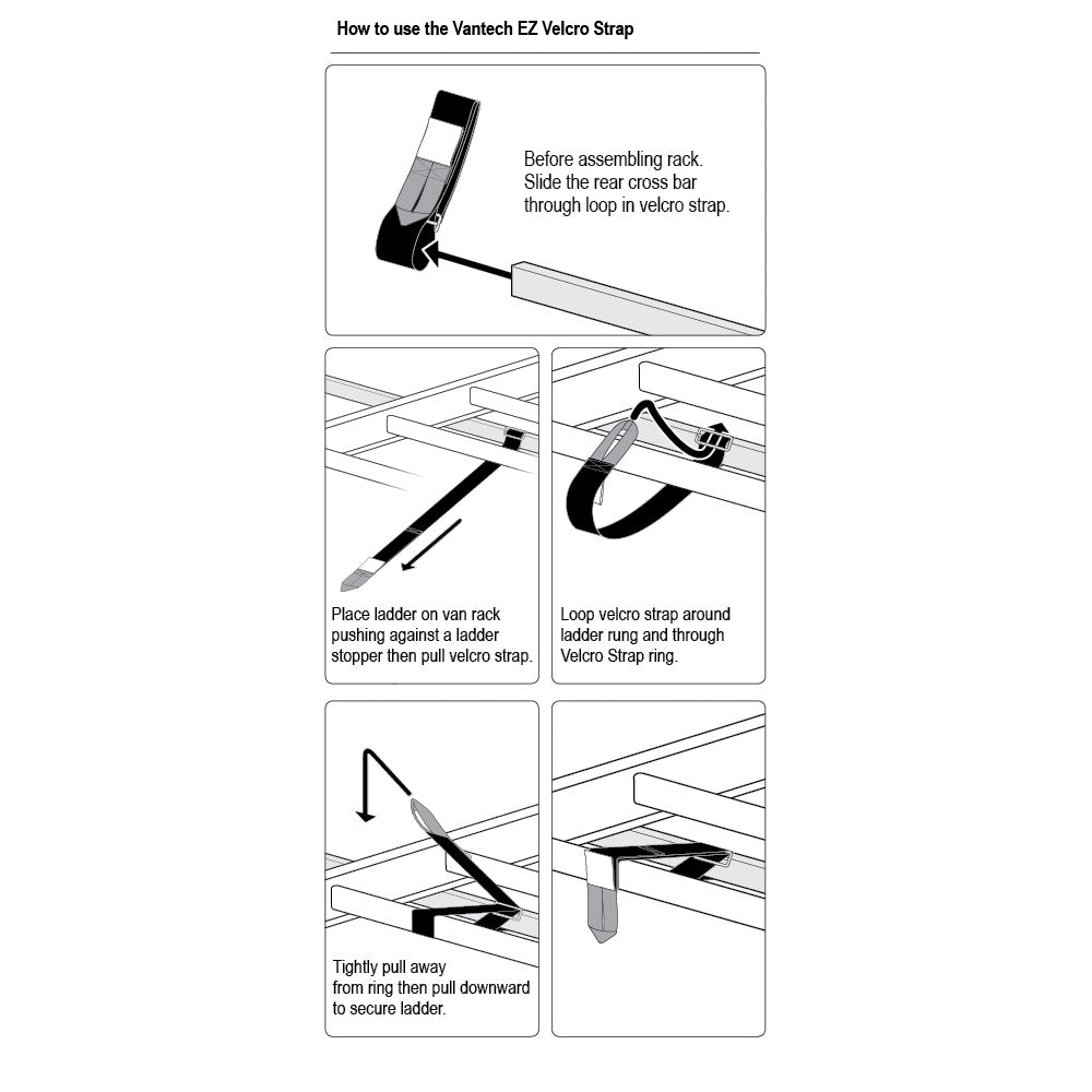 Vantech Hook & Loop Strap - Universal Fitment