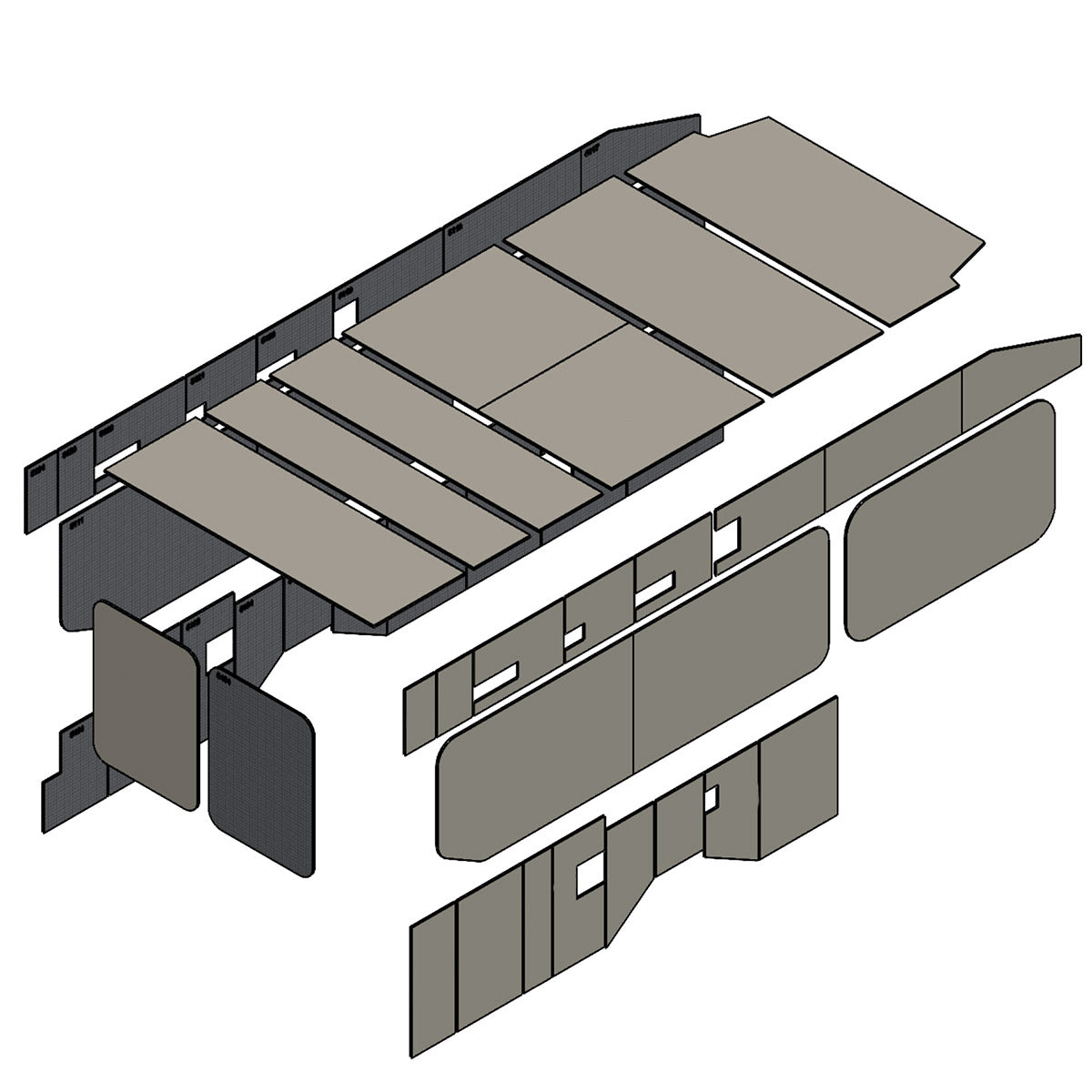 Ford Transit Cargo Van Insulation Kit