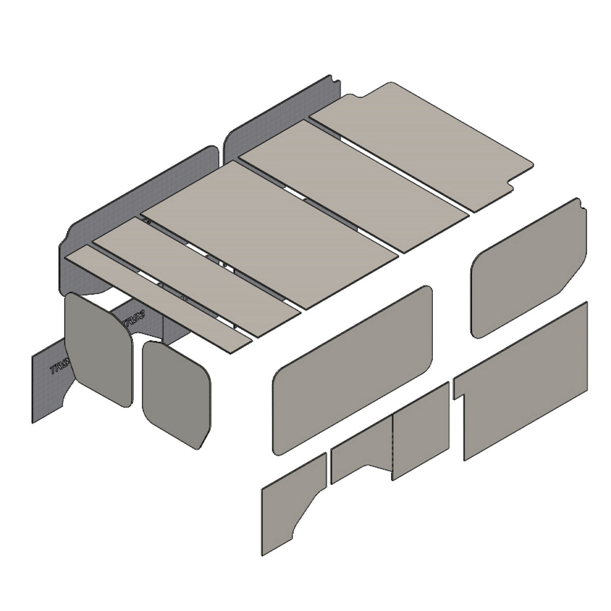 Ford Transit Cargo Van Insulation Kit