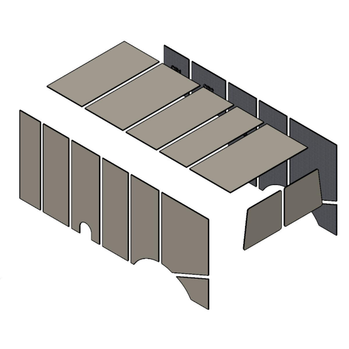 Chevy Express & GMC Savana Cargo Van Insulation Kit