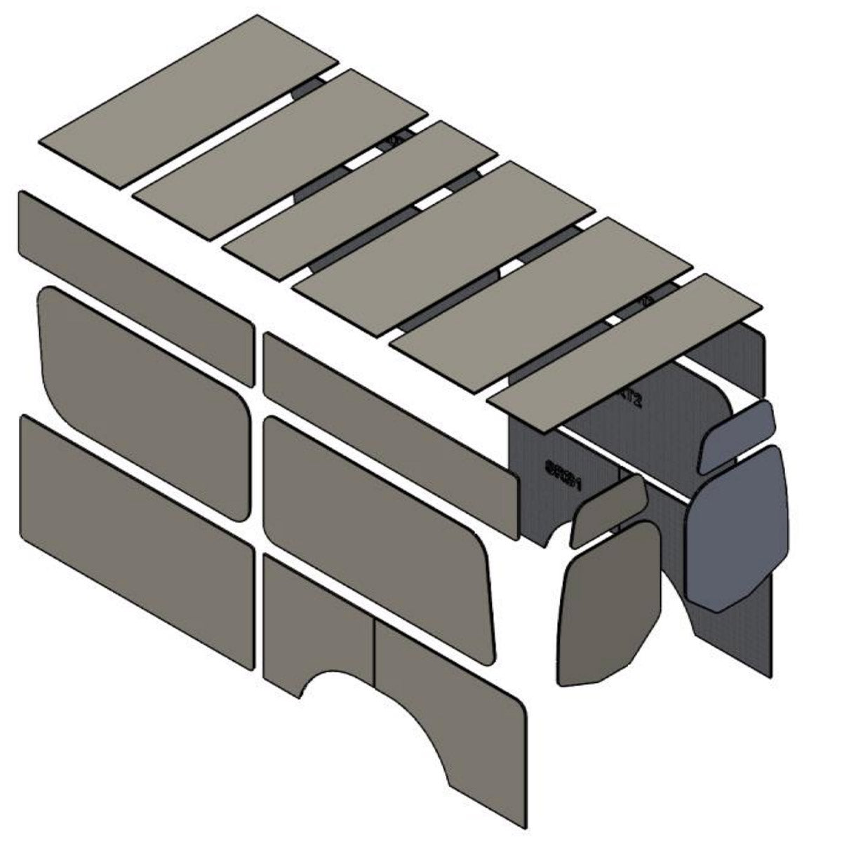Mercedes Sprinter Cargo Van Insulation Kit