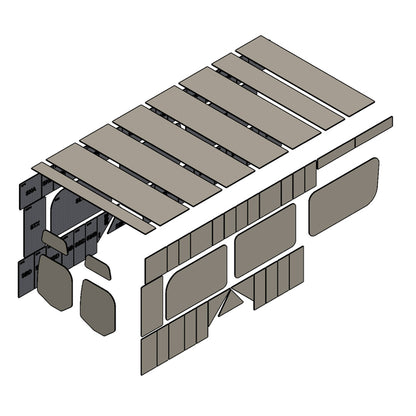 Mercedes Sprinter Cargo Van Insulation Kit