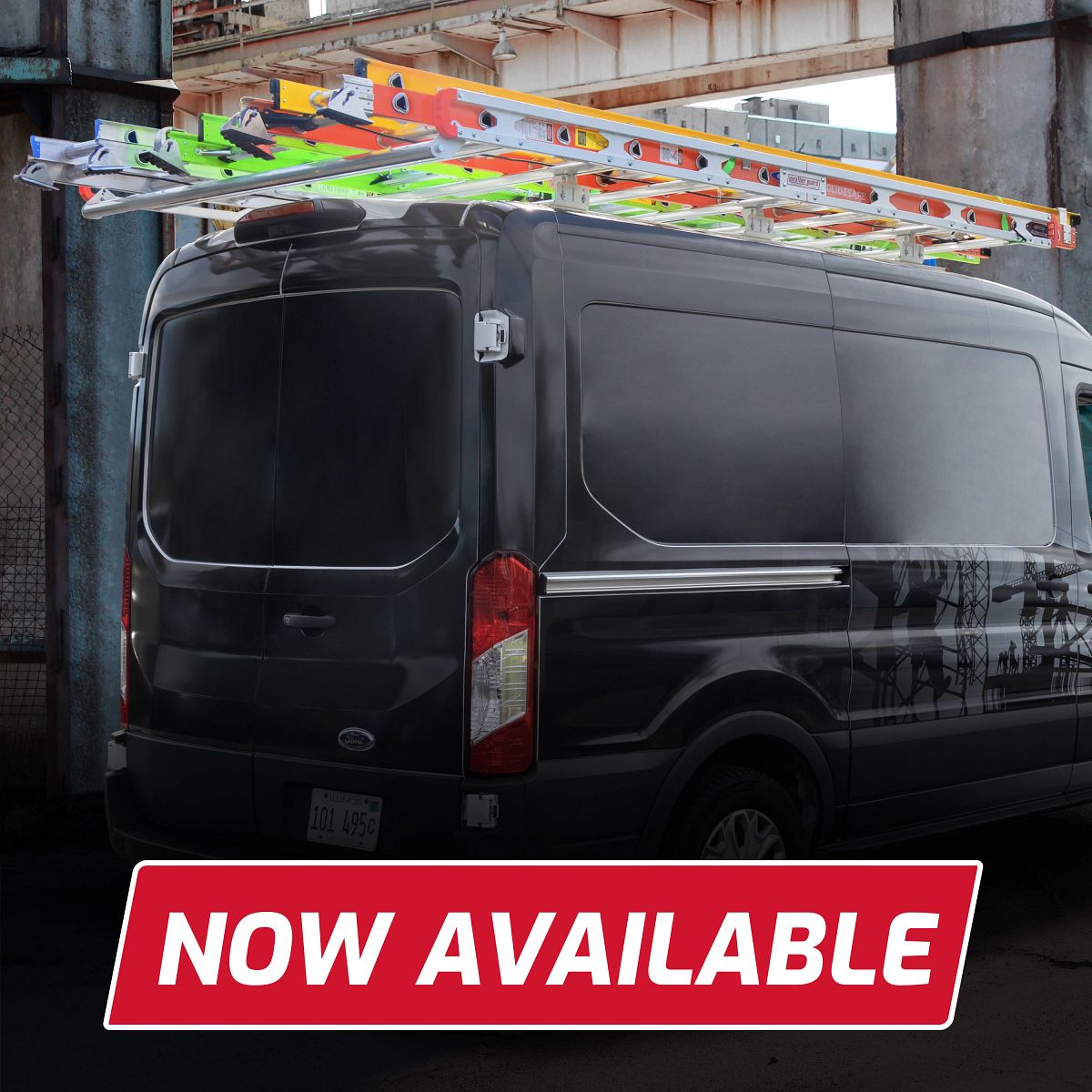 Aluminum Safari Van Rack for Transit (148-in Extended WB), ProMaster (159-in Extended WB), Sprinter (all WBs)
