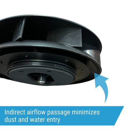 Slim-Matic Aerator/Ventilator Cargo Van Roof Vent - Round Shutter