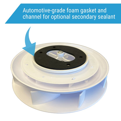 Slim-Matic Aerator/Ventilator Cargo Van Roof Vent - Round Shutter