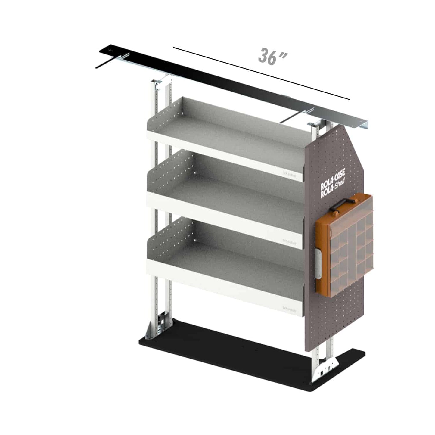 Rola-Case America's Most Popular Bin Package for Ford Transit - 130-in WB - Low Roof
