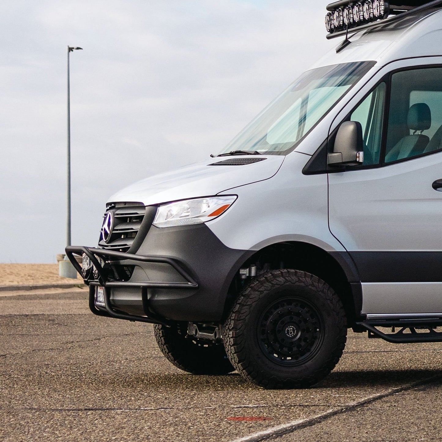 Vanspeed Baja Front Bumper - 4WD for Mercedes Sprinter 144/170 (2019+) - VNSPD-008