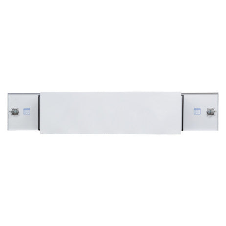 Buyers Products 86-in x 24-in x 24-in White Steel Straight Side Tunnel Truck Tool Box with Shelf - BP242486W