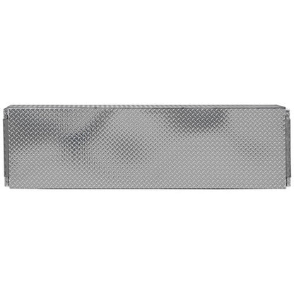 Buyers Products 24x24x86-in Diamond Tread Aluminum Straight Side Tunnel Truck Tool Box with Shelf - BP242486