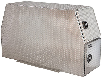 Buyers Products 82-in x 46-in x 24-in Flat Floor Diamond Tread Aluminum Backpack Truck Box - BP824624