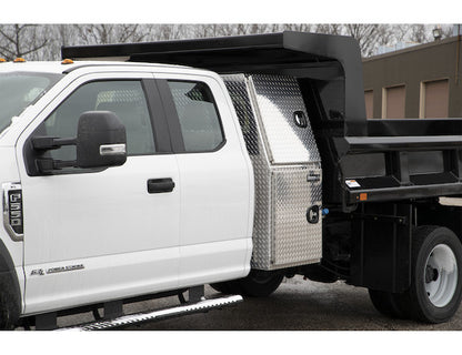 Buyers Products 65x24x82-in Offset Floor Diamond Tread Aluminum Backpack Truck Box - 13.4-In Offset - BP826524