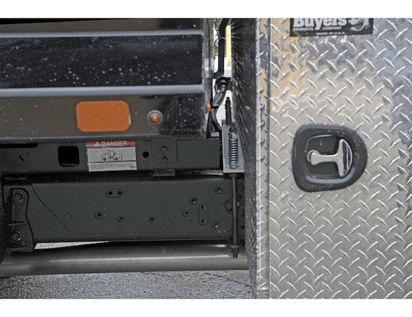 Buyers Products 55x24x82-in Offset Floor Diamond Tread Aluminum Backpack Truck Box - 9.1-In Offset - BP825524