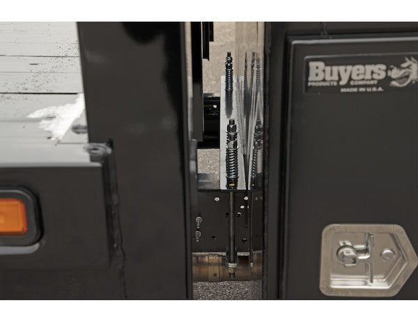 Buyers Products 82-in x 65-in x 24-in Black Steel Backpack Truck Box - 13.3-In Offset Floor - BP826524B