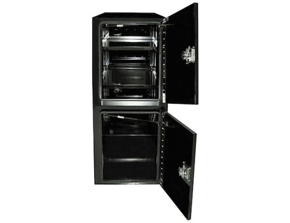 Buyers Products 55x24x85-in Black Steel Backpack Truck Box - 9.1-In Offset Floor - BP855524B