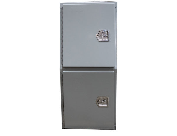 Buyers Products 85-in x 55-in x 24-in Offset Floor Primed Steel Backpack Truck Box - 9.1-In Offset - BP855524P