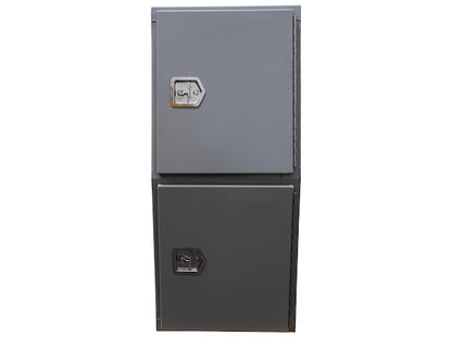 Buyers Products 85-in x 55-in x 24-in Offset Floor Primed Steel Backpack Truck Box - 9.1-In Offset - BP855524P