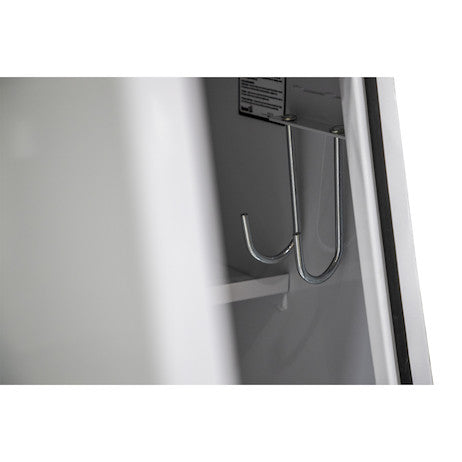 Buyers Products 92-in x 58-in x 24-in White Steel Backpack Truck Tool Box - 8.5-In Offset Floor - BP925824W