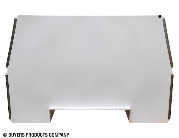 Buyers Products 85-in x 55-in x 48-in Gloss White Steel L-Pack Truck Tool Box Series with Offset Floor - BP855548W