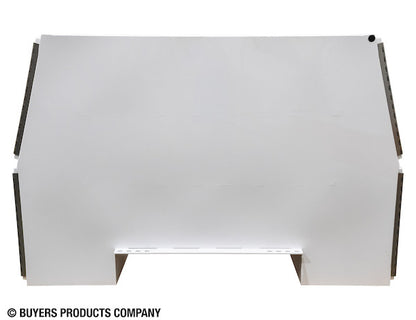 Buyers Products 85-in x 55-in x 48-in Gloss White Steel L-Pack Truck Tool Box Series with Offset Floor - BP855548W