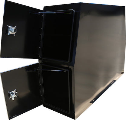 Buyers Products 85-in x 59-in x 24-in Flat Floor Black Steel Backpack Truck Box - BP855924B