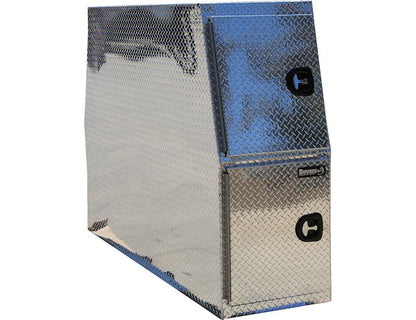 Buyers Products 59x24x85-in Flat Floor Diamond Tread Aluminum Backpack Truck Box - BP855924