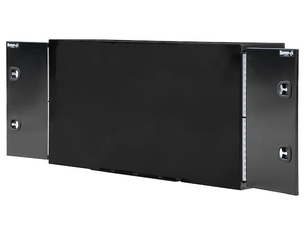 Buyers Products 96-in x 48-in x 24-in Black Steel Straight Side Backpack Truck Tool Box with Adjustable Shelving - BP964824BLL