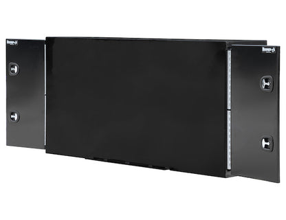 Buyers Products 96-in x 48-in x 24-in Black Steel Straight Side Backpack Truck Tool Box with Adjustable Shelving - BP964824BLL