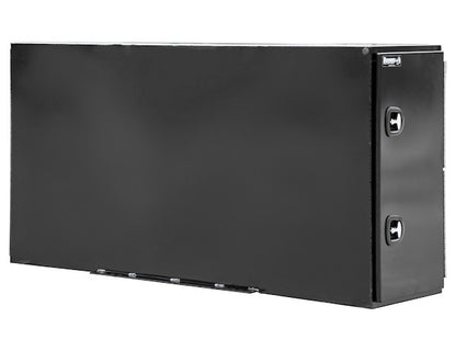 Buyers Products 96-in x 48-in x 24-in Black Steel Straight Side Backpack Truck Tool Box with Adjustable Shelving - BP964824BLL