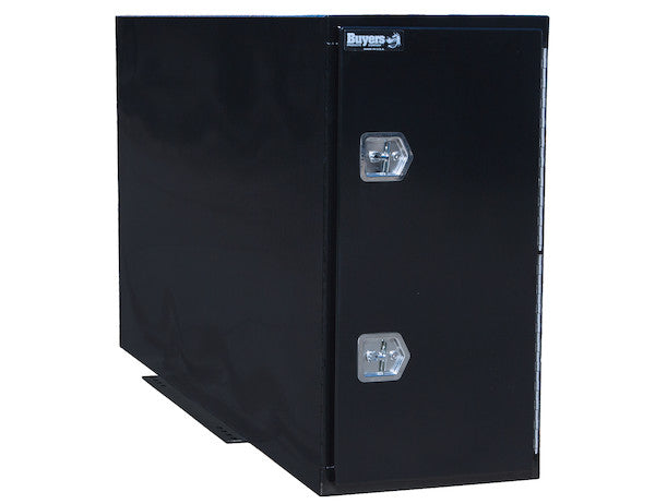 Buyers Products 96-in x 48-in x 24-in Black Steel Straight Side Backpack Truck Box - T-HANDLE Latch - BP964824B