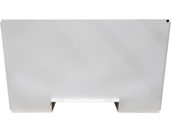 Buyers Products 57x24x96-in Straight Side White Steel Backpack Truck Tool Box - 11.26-In Offset Floor - BP965724W