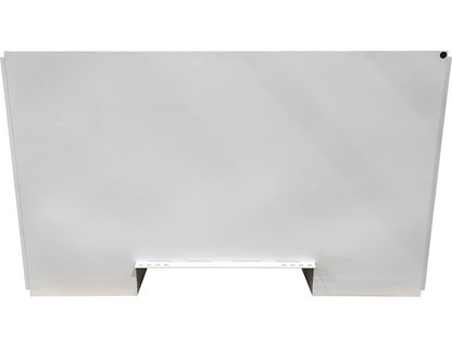 Buyers Products 57x24x96-in Straight Side White Steel Backpack Truck Tool Box - 11.26-In Offset Floor - BP965724W