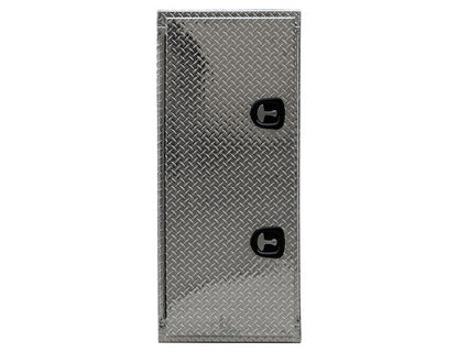Buyers Products 57x24x96-in Straight Side Diamond Tread Aluminum Backpack Truck Tool Box - 9x42-In Offset Floor - BP965724