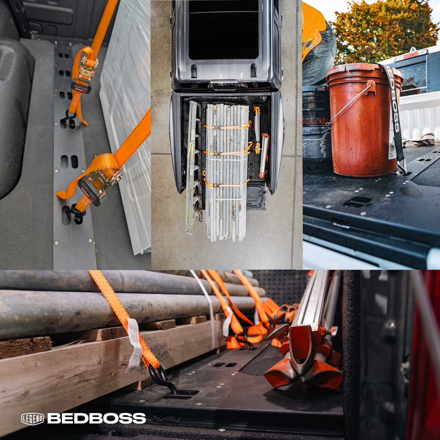 Legend BedBoss Rigid Truck Bed Floor With Cargo System for Ford F-150 (2021-2026)