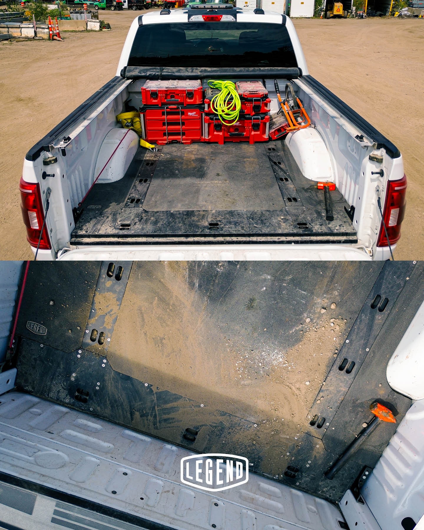 Legend BedBoss Rigid Truck Bed Floor With Cargo System for Ford F-150 (2021-2026)