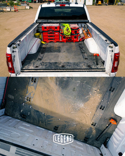 Legend BedBoss Rigid Truck Bed Floor With Cargo System for Ford F-150 (2021-2026)