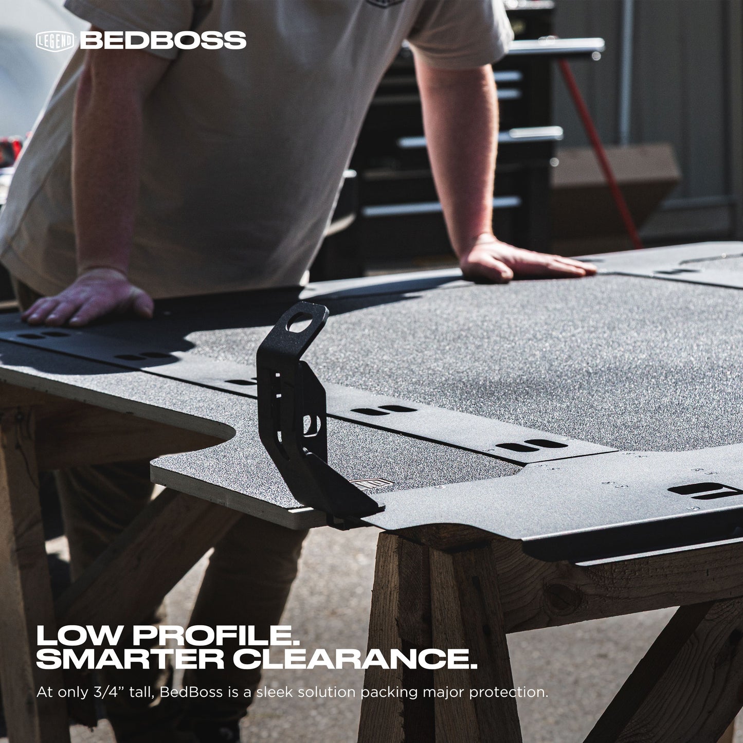 Legend BedBoss Rigid Truck Bed Floor With Cargo System for Ford F-150 (2021-2026)