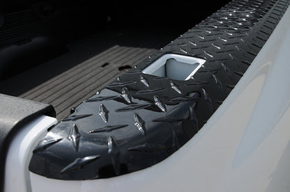 Dee Zee Bed Cap Wrap W/Stake Pockets Black-Tread Aluminum for Dodge/Ram Ram (2009-2019) - 8' Bed