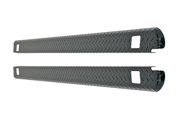 Dee Zee Bed Cap Wrap W/Stake Pockets Black-Tread Aluminum for Dodge/Ram Ram (2009-2019) - 8' Bed