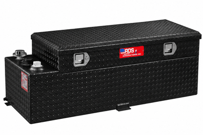 RDS 50-Gallon Powder Coat Aluminum Transfer Tank and Toolbox Combo - 48-in x 20-in x 19-in - 74026PC