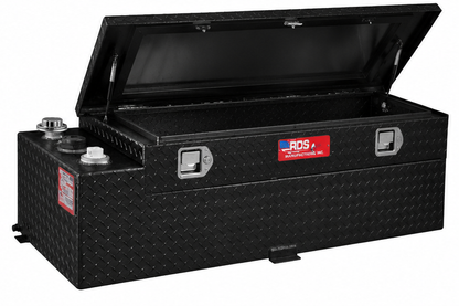 RDS 50-Gallon Powder Coat Aluminum Transfer Tank and Toolbox Combo - 48-in x 20-in x 19-in - 74026PC