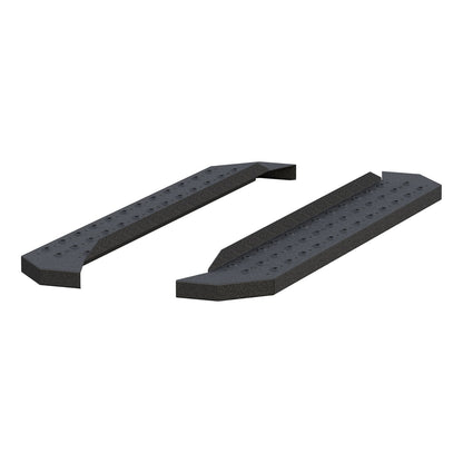 ARIES RidgeStep 6-1/2-in x 53-in Black Steel Running Boards (No Brackets) for Chevrolet/GMC/Dodge/RAM/Ford/Toyota Cab & Chassis/Regular Cab (1999-2026) - C2853