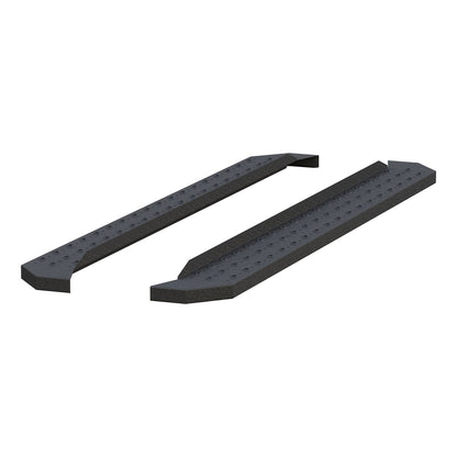 ARIES RidgeStep 6-1/2-in x 75-in Black Steel Running Boards (No Brackets) for Chevrolet/GMC/Dodge/RAM/Ford/Nissan/Toyota (1999-2026) - C2875