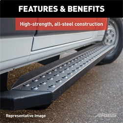 ARIES RidgeStep 6-1/2-in x 96-in for Ford/Freightliner/Mercedes-Benz/RAM (2007-2026) - C3696