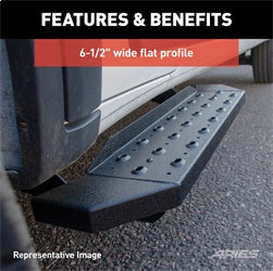 ARIES RidgeStep 6-1/2-in x 96-in for Ford/Freightliner/Mercedes-Benz/RAM (2007-2026) - C3696