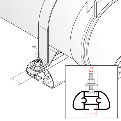 Vantech Conduit Carrier System - 6-in x 128-in